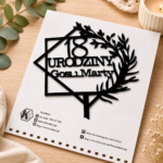 Topper na tort urodzinowy z imieniem – personalizowana dekoracja 🎂